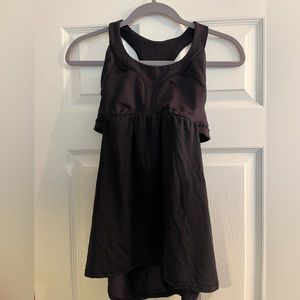 Lulu lemon racer back tank top, built in bra